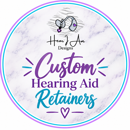 CUSTOM Hearing Aid Retainers (Please Message me before ordering)