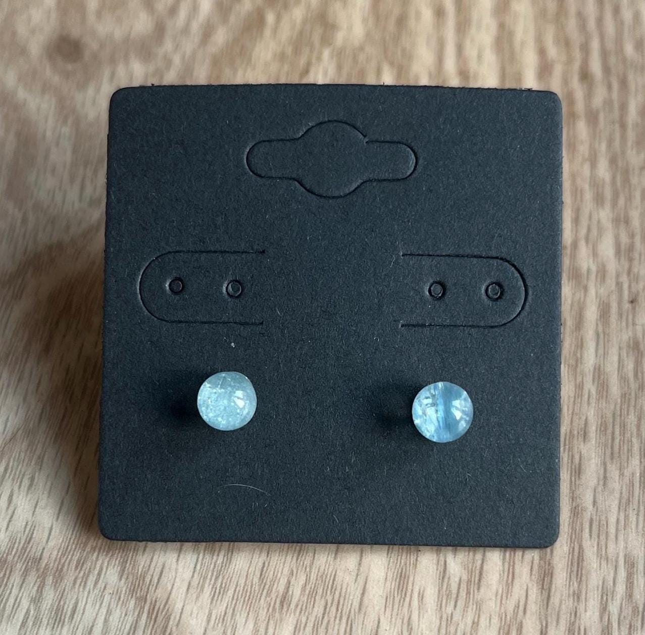 Crystal Bead Earrings with Sterling Silver Posts