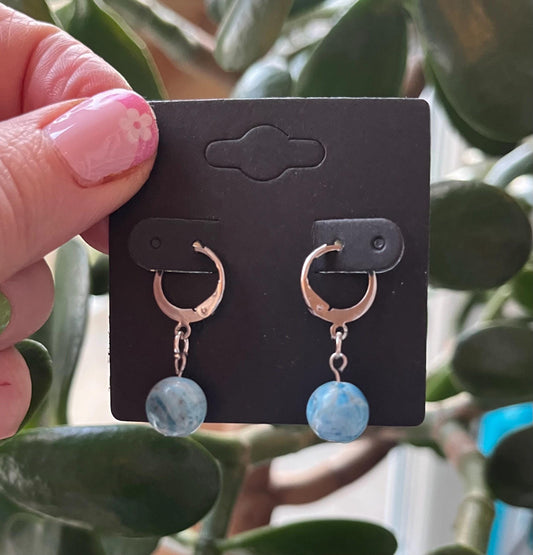 Blue Apatite Earrings