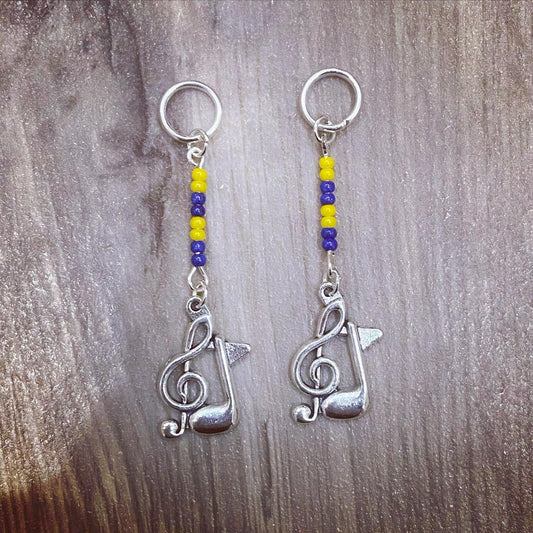 Music Notes Hearing Aid Charms