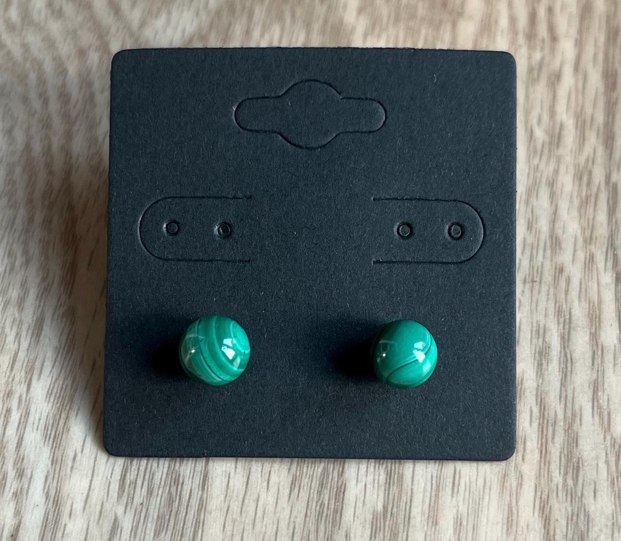 Crystal Bead Earrings with Sterling Silver Posts