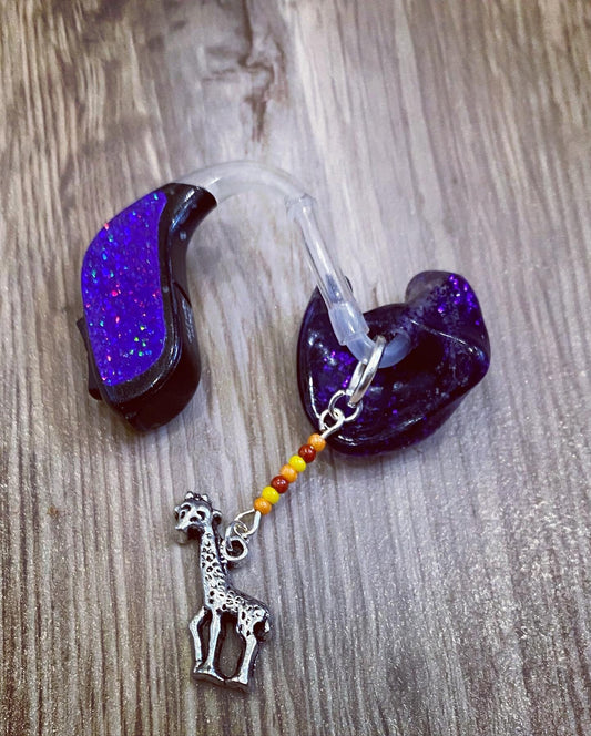 Giraffe Hearing Aid Charms