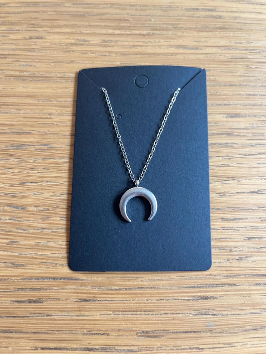 Stainless Steel Moon Necklace
