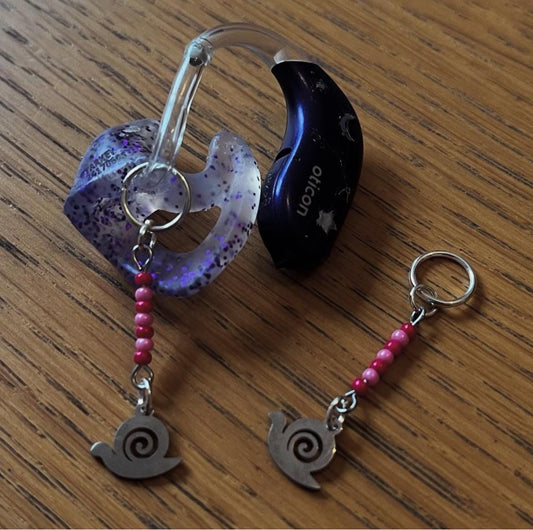 Snail Hearing Aid Charms