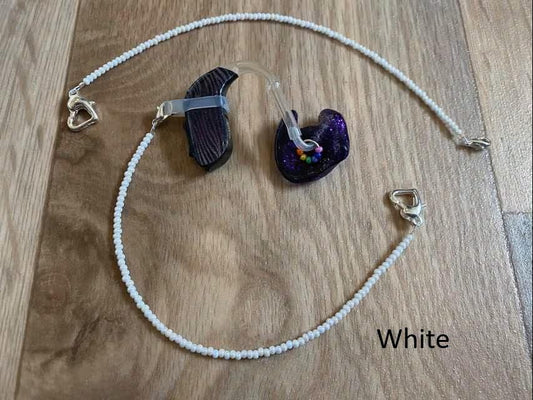 Beaded Hearing Aid Retainers