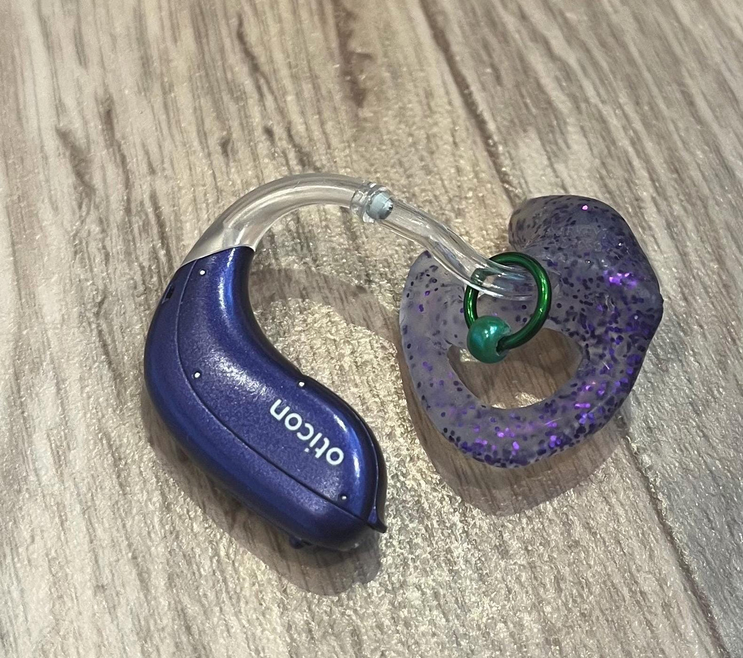 Green Collection ring charms (pair)