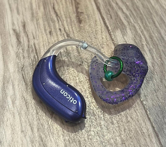 Green Collection ring charms (pair)