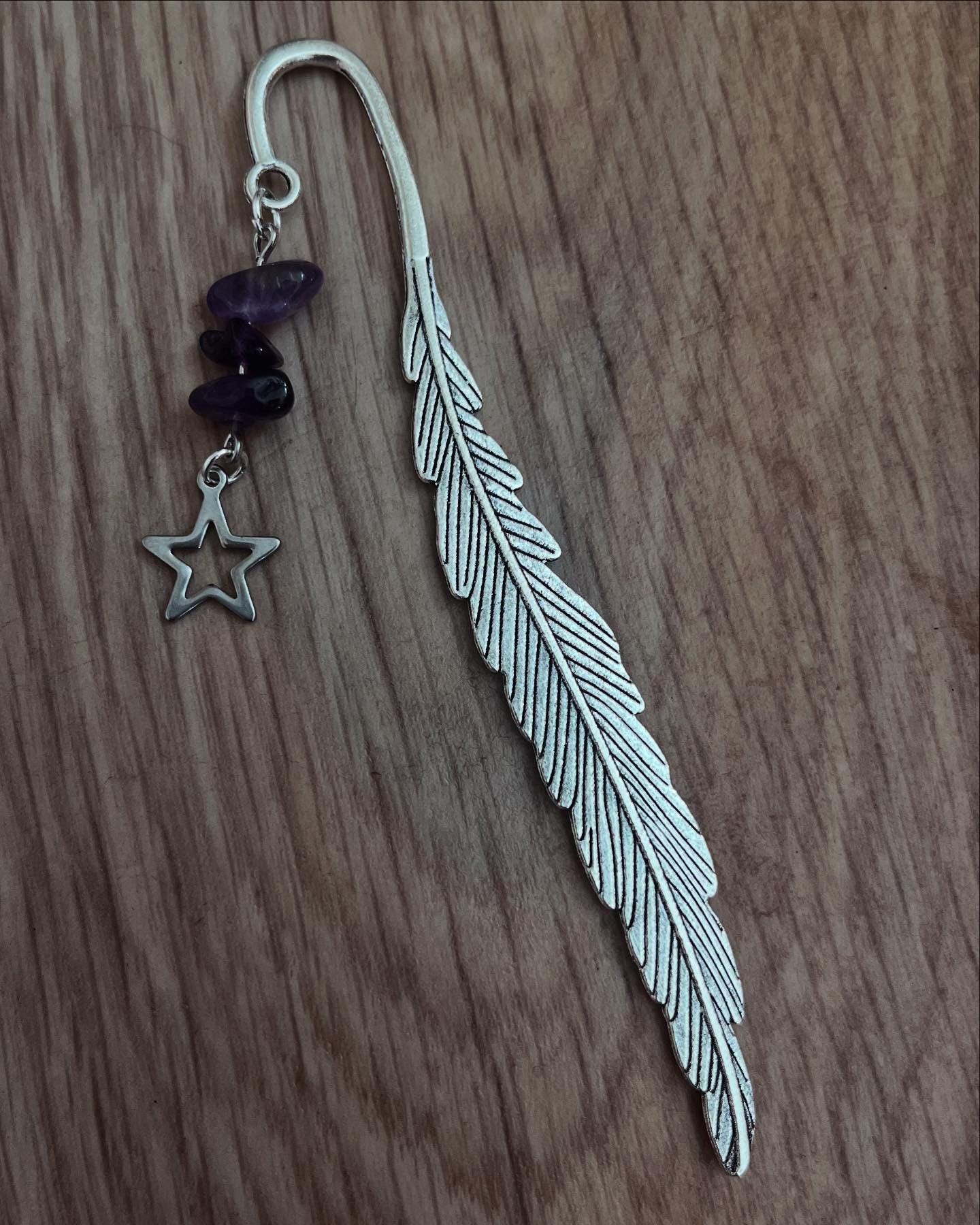 Crystal Feather Bookmarks